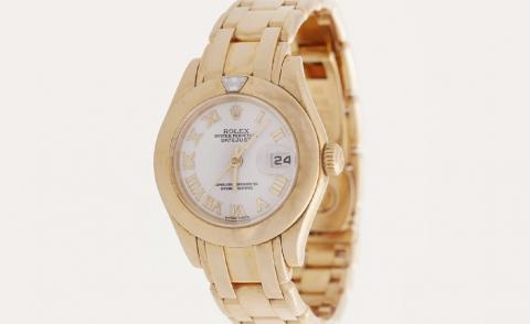 ROLEX Oyster Perpetual Date Just Pearl Master Superlative Chronometer Officially Certified